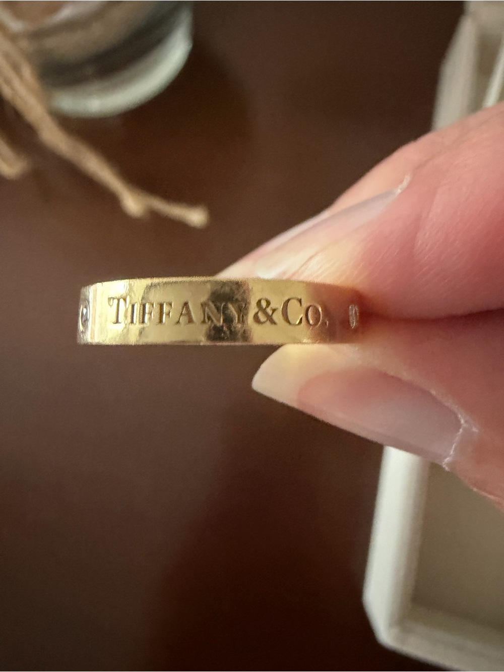Tiffany & Co. 18k Yellow Gold Diamond Ring - Picture 2 of 10